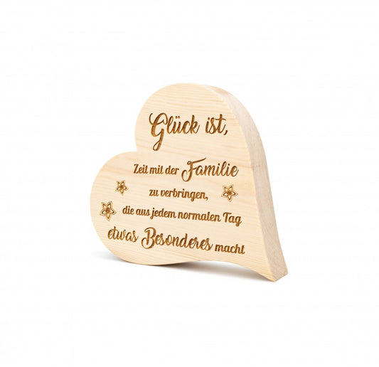 Zirbenherz Glück ist...