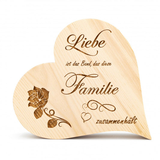 Zirbenherz Liebe ist das Band