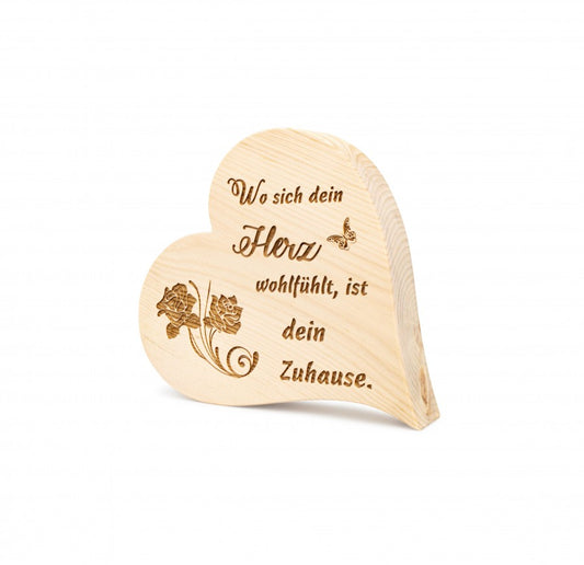 Zirbenherz Wo sich dein Herz wohlfühlt