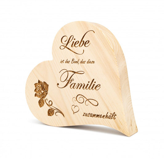 Zirbenherz Liebe ist das Band 25cm