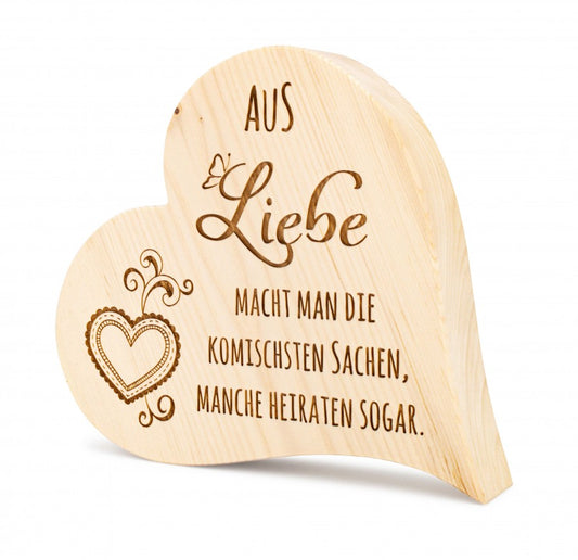 Zirbenherz Aus Liebe 30cm