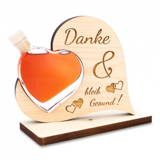 Zirbenherz süßes Zirberl Danke