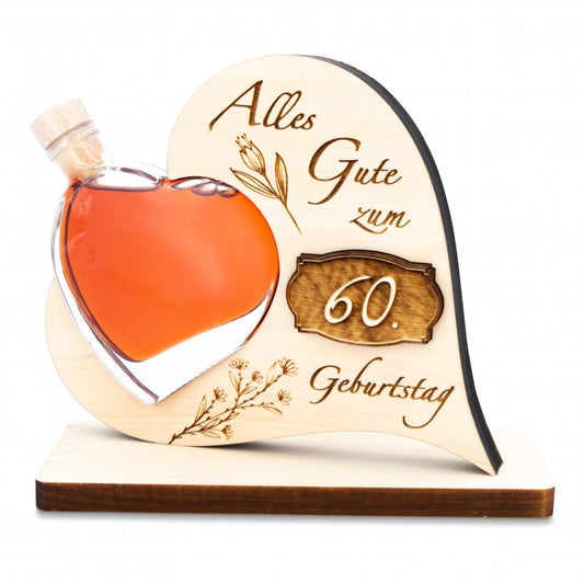 Zirbenherz süßes Zirberl mit Wunschzahl