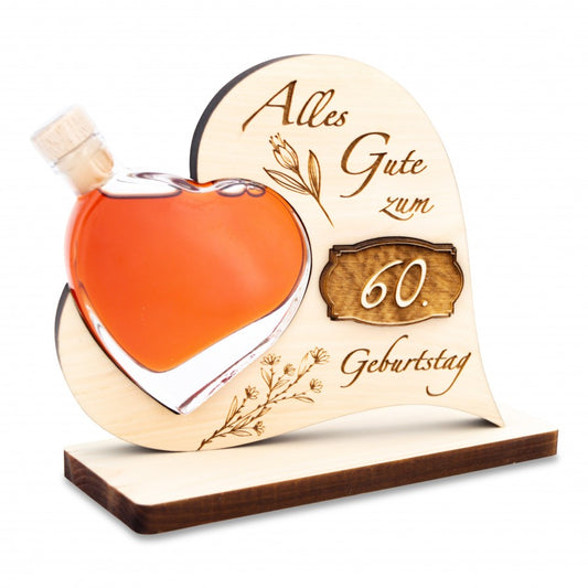 Zirbenherz süßes Zirberl mit Wunschzahl