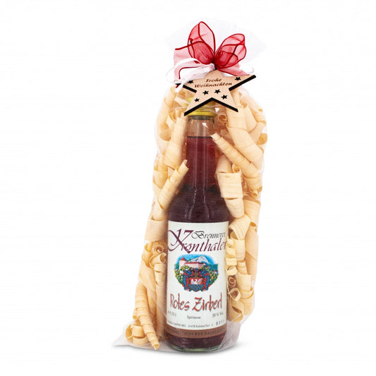 Geschenkset Weihnachten Rotes Zirberl 0,35l