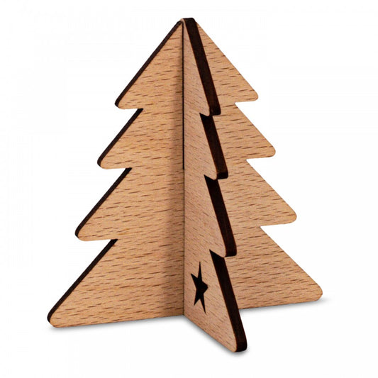 Tannenbaum aus Buchenholz 8cm
