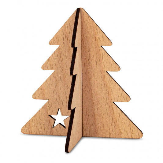 Tannenbaum aus Buchenholz 12cm