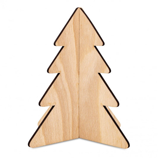Tannenbaum aus Buchenholz 16cm