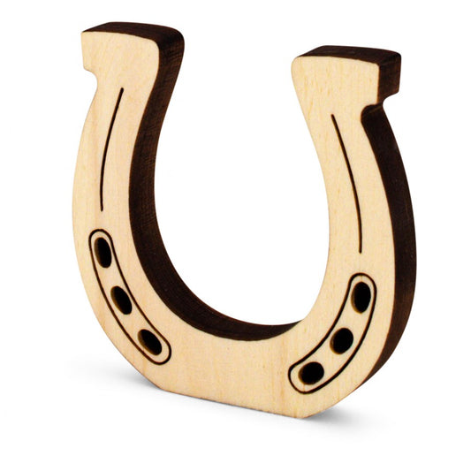 Glücksbringer aus Zirbe Hufeisen