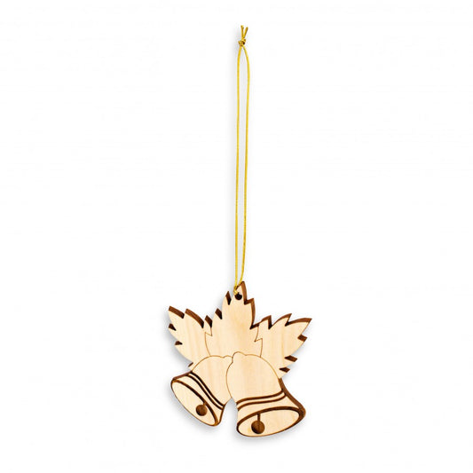 Christbaumschmuck aus Zirbe Glocken