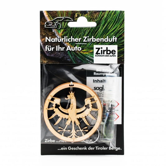 Natürlicher Autoduft aus Zirbe Adler