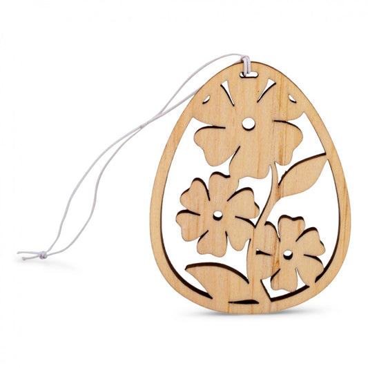 Osterschmuck aus Zirbe große & kleine Blumen