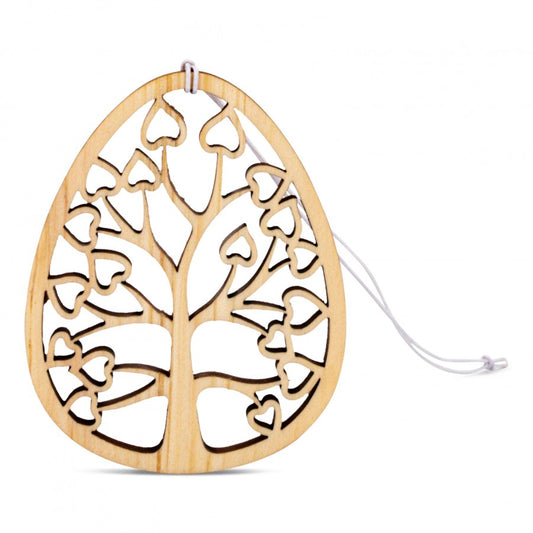 Osterschmuck aus Zirbe Herzbaum