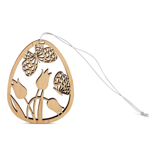 Osterschmuck aus Zirbe Schmetterlinge