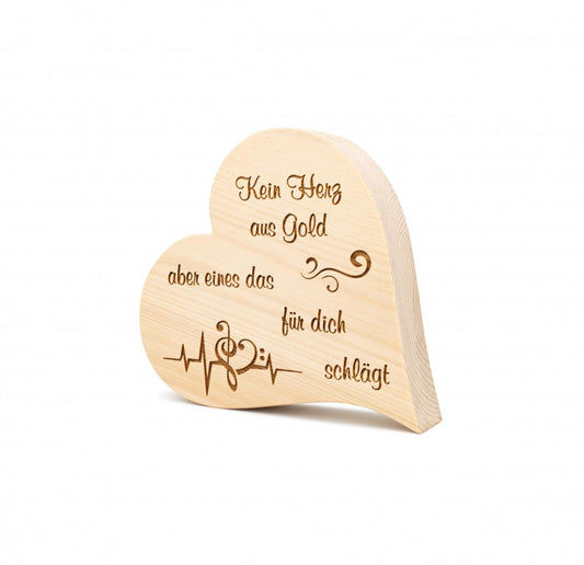 Zirbenherz Kein Herz aus Gold