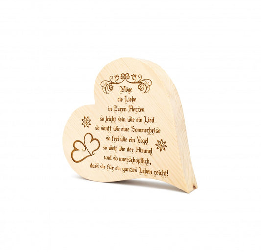 Zirbenherz Möge die Liebe