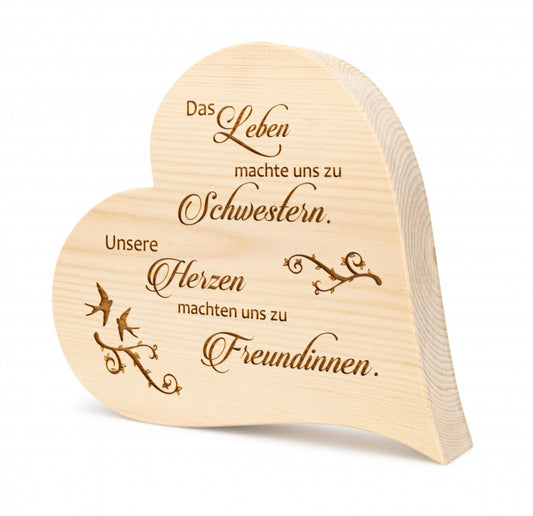 Zirbenherz Schwester 30cm
