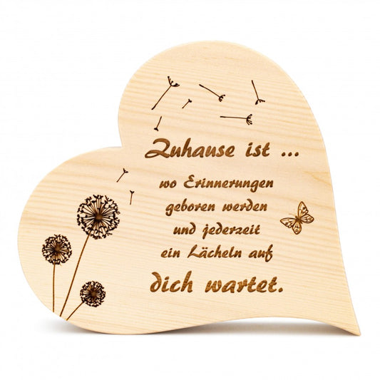 Zirbenherz Zuhause ist 25cm