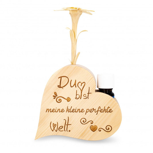 Duftset Herz Du bist meine kleine perfekte Welt