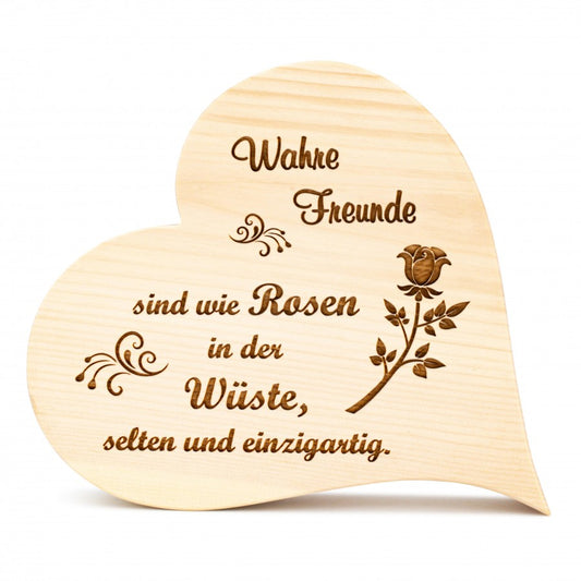 Zirbenherz Wahre Freunde 25cm