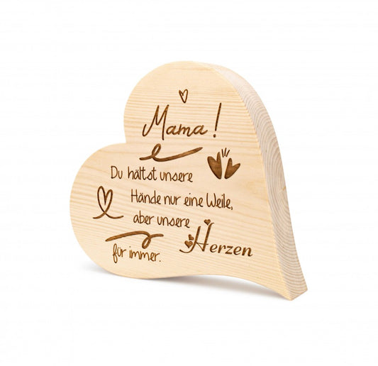 Zirbenherz Mama! 20cm