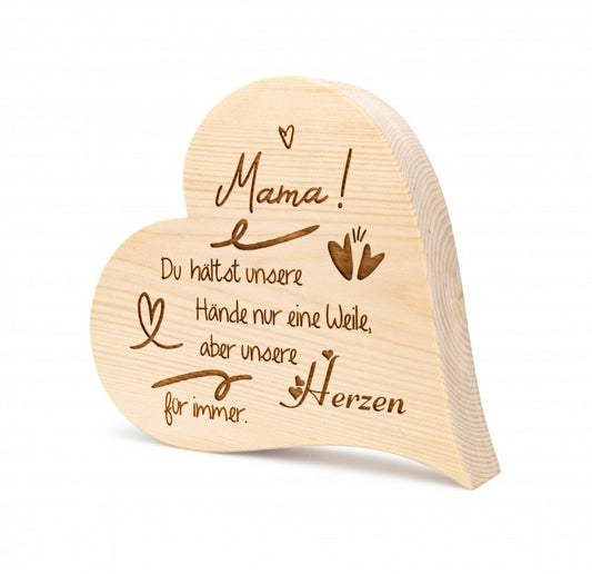 Zirbenherz Mama! 25cm