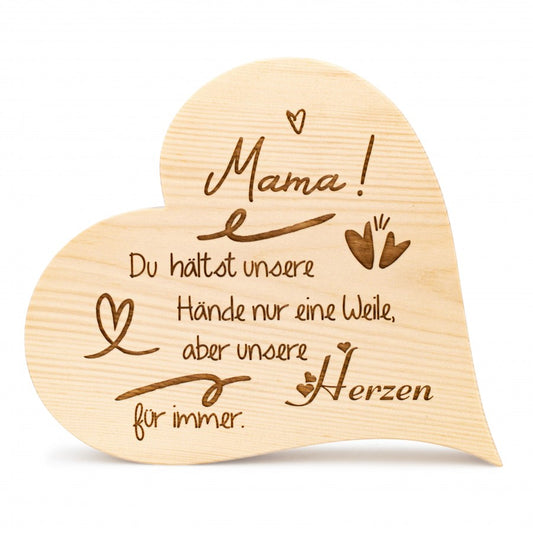 Zirbenherz Mama! 25cm