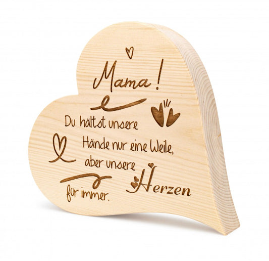 Zirbenherz Mama! 30cm