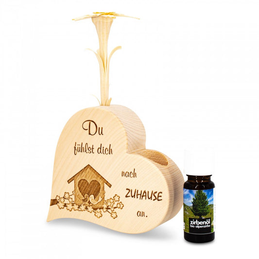 Duftset Herz Du fühlst dich nach Zuhause an