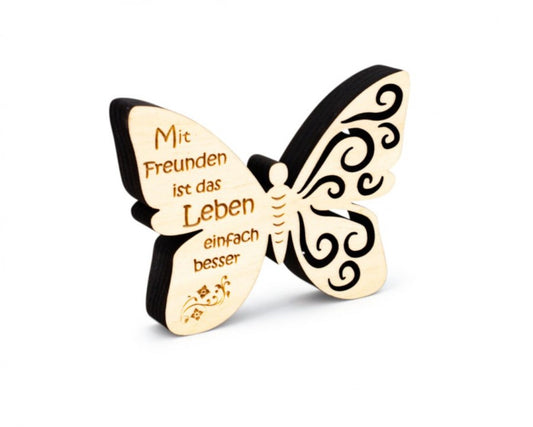 Kleiner Schmetterling Mit Freunden