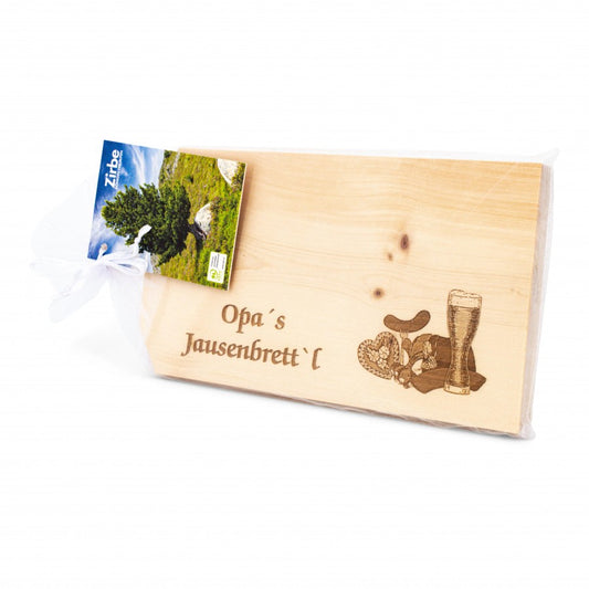 Zirbenjausenbrett Opa´s Jausenbrett´l