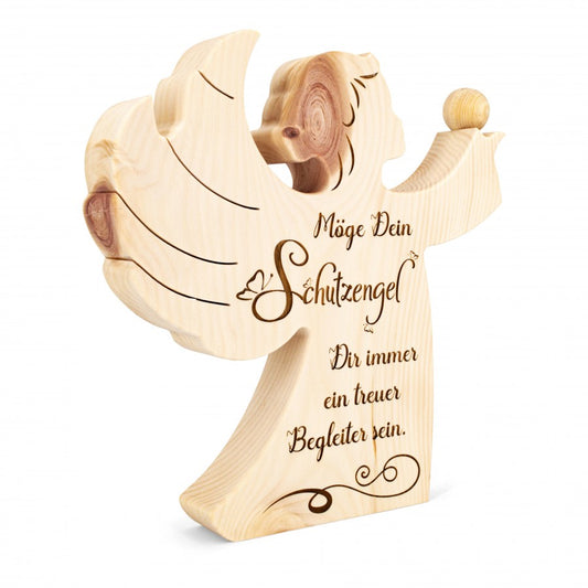 Zirbenengel groß Schutzengel mit Namensgravur