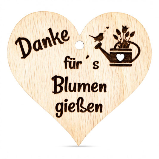 Danke Blumen gießen