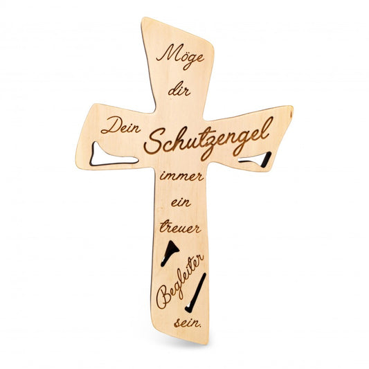Zirbenkreuz Dein Schutzengel