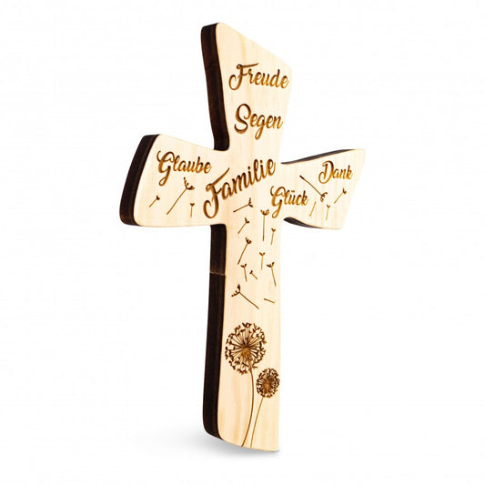 Zirbenkreuz Familie Freude Segen
