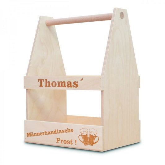 Männerhandtasche mit Namensgravur