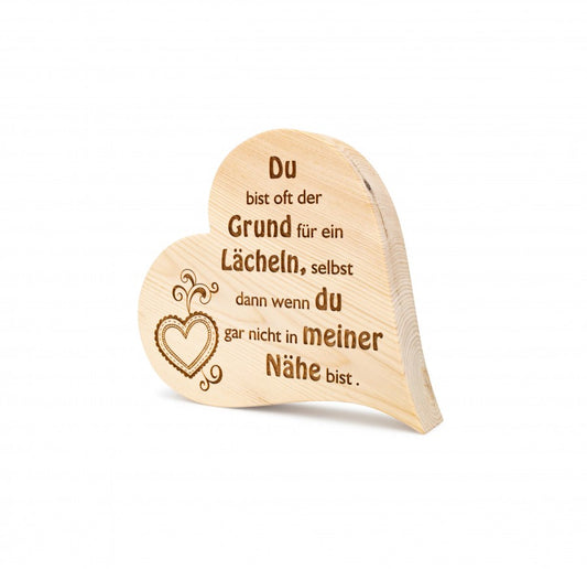 Zirbenherz Du bist oft der Grund